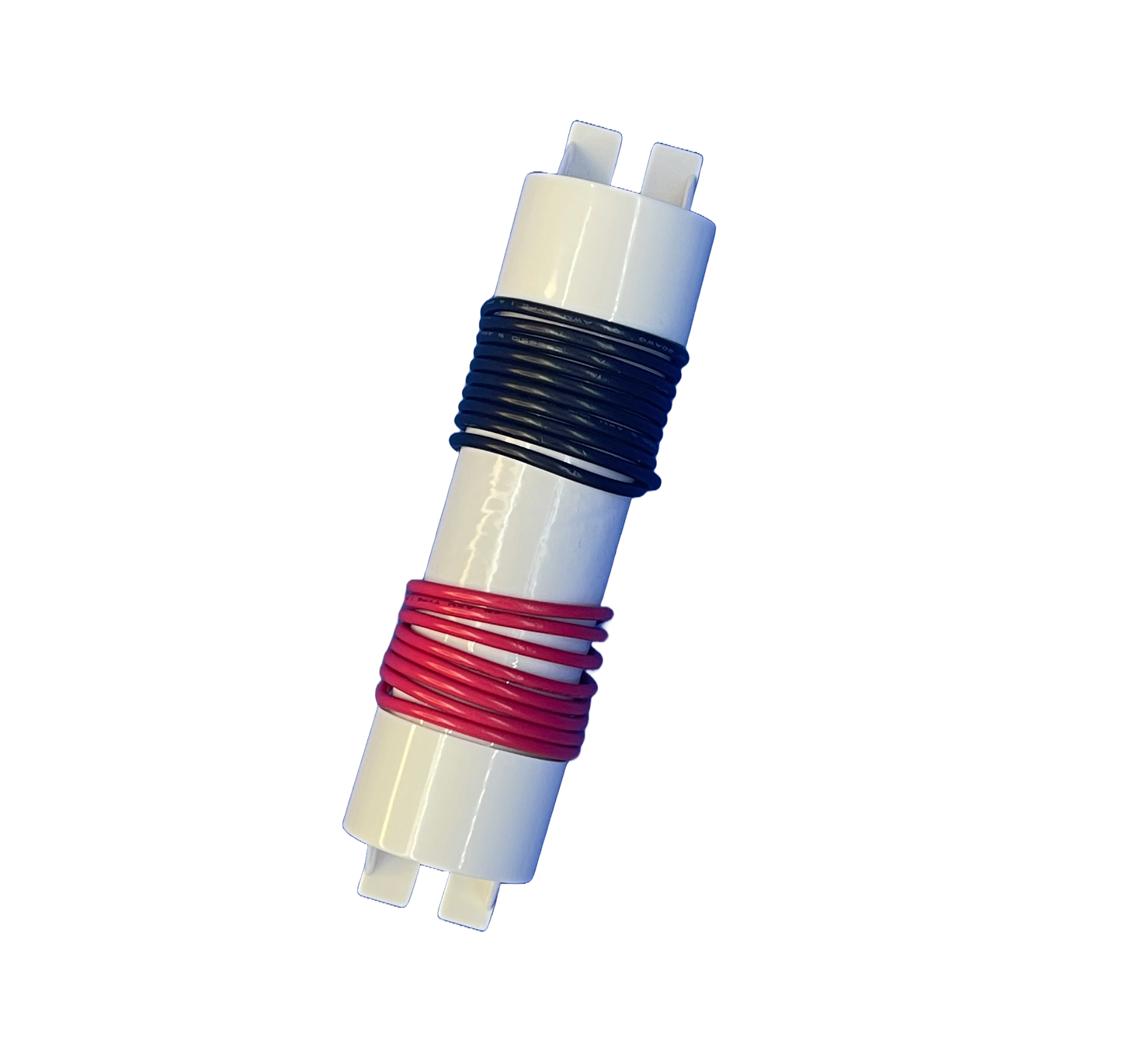 2 cell D4000mAh 2.4V Ni-Cd High Temperature Stick Emergency Lighting Battery Pack w/ Mounting Caps image 1