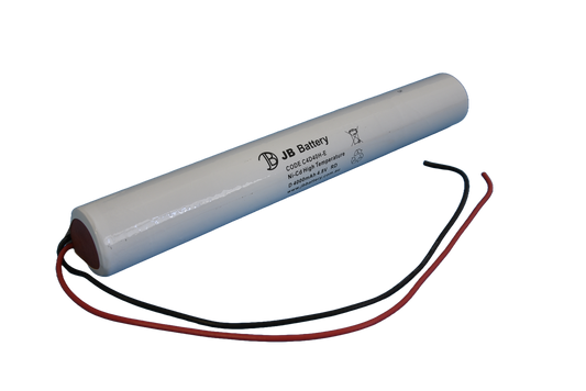 4 cell D4000mAh 4.8V Ni-Cd High Temperature Stick Emergency Lighting Battery Pack image 0