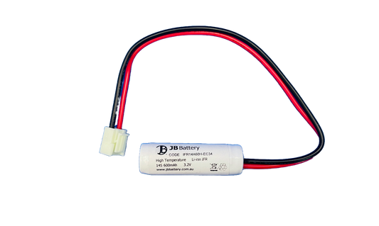 LiFePO4 IFR14500 3.2V 600mAh PCB Emergency Lighting Battery Pack w/ Connector (Clevertronics) image 0