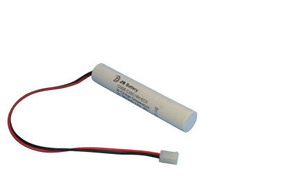 3 cell Sub C1800mAh 3.6V Ni-Cd High Temperature Stick Emergency Lighting Battery Pack w/ Connector (ABB Stanilite) image 0
