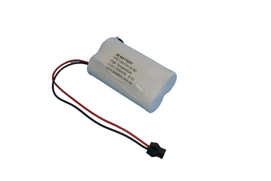 LiFePO4 2 cell 18650 6.4V 1.5Ah Side By Side PCB Emergency Lighting Battery Pack w/ Connector (Pierlite) image 1