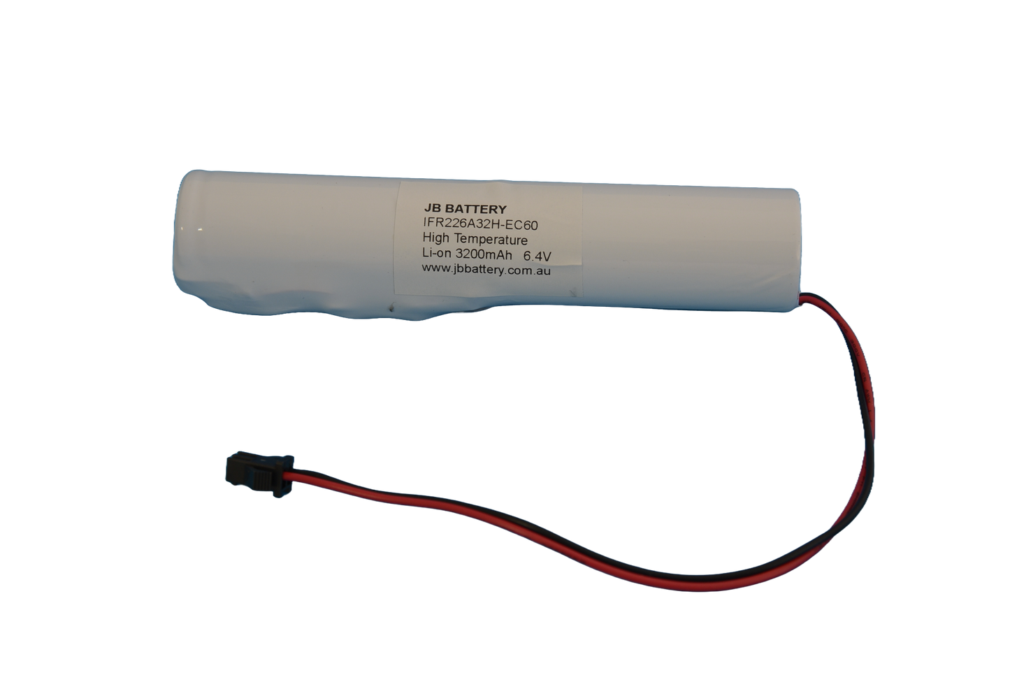 LiFePO4 2 cell IFR26650MUB 6.4V 3.2Ah Stick PCB Emergency Lighting Battery Pack w/ Connector (Pierlite) image 0