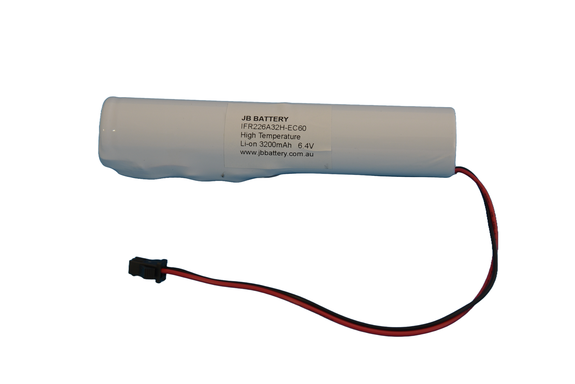 LiFePO4 2 cell IFR26650MUB 6.4V 3.2Ah Stick PCB Emergency Lighting Battery Pack w/ Connector (Pierlite) image 0