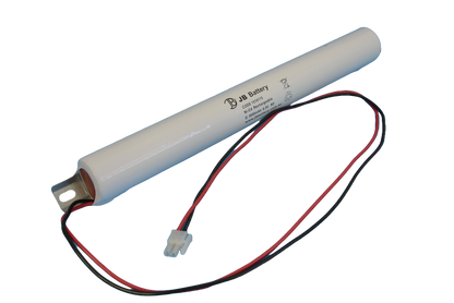 5 cell D5000mAh 6.0V Ni-Cd Standard Temperature Stick Emergency Lighting Battery Pack w/ Connector and Bracket (Clevertronics) image 0