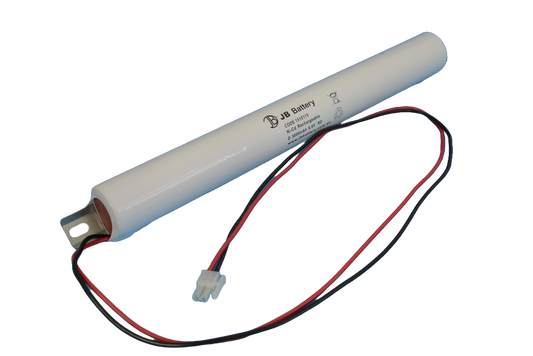 5 cell D5000mAh 6.0V Ni-Cd Standard Temperature Stick Emergency Lighting Battery Pack w/ Connector and Bracket (Clevertronics) image 0