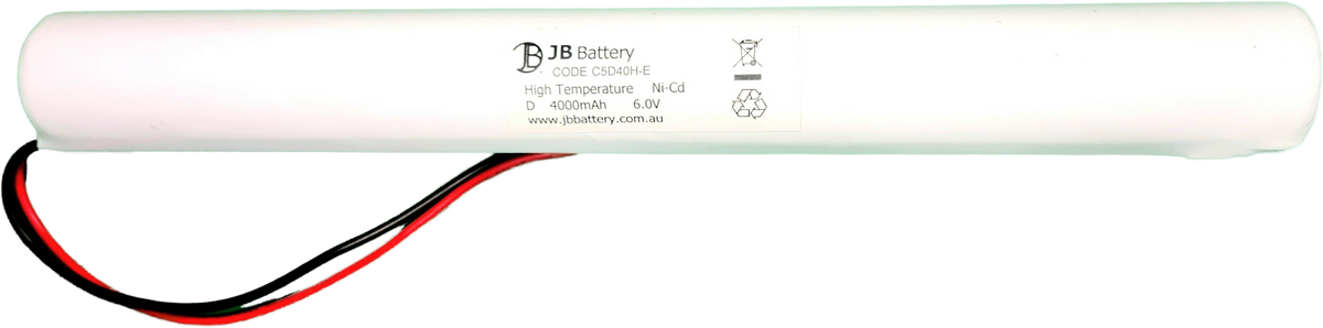 NiCD 6.0V 4.0Ah Stick | Emergency Lighting Battery Pack