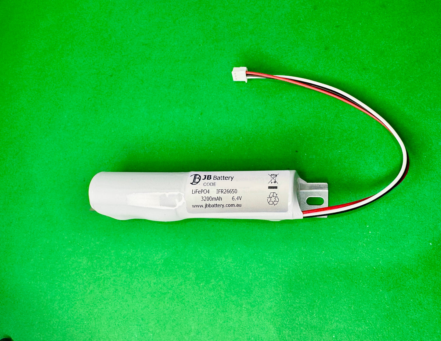Li-ion LiFePO4 6.4V 3.2Ah 2S1P Stick with Connector | Clevertronics replacement 1553290