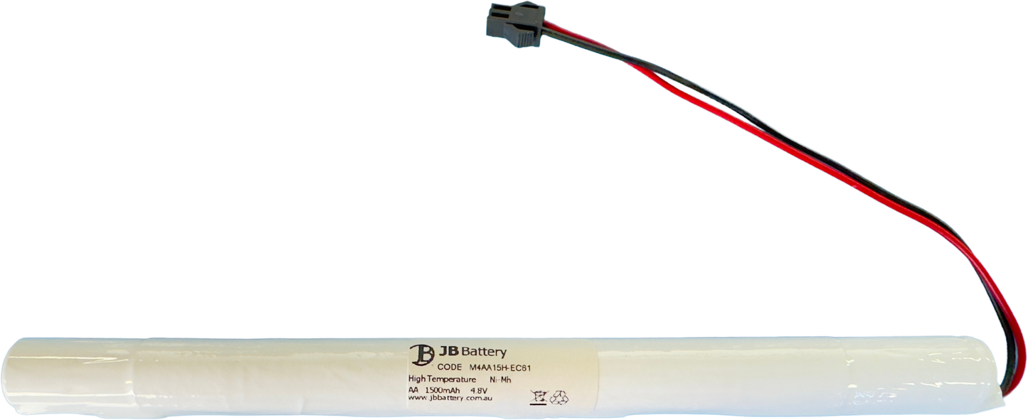 NiMH 4.8V 1500mAh Stick with Mounting Caps | Ektor replacement