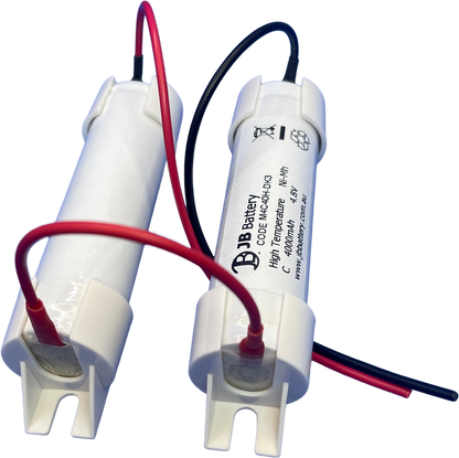 NiMH 4.8V 4000mAh 2x2 Stick with Mounting Caps | JB Battery