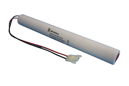 5 cell D4000mAh 6.0V Ni-Cd High Temperature Stick Emergency Lighting Battery Pack w/ Connector (ABB Stanilite) image 0