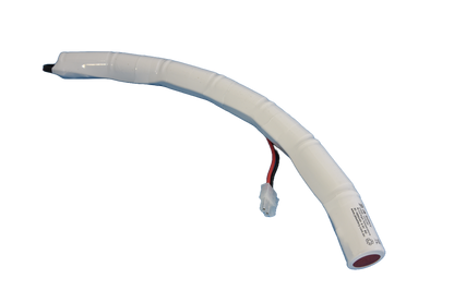 7 cell Sub C1800mAh 8.4 Ni-Cd High Temperature Curved Emergency Lighting Battery Pack w/ Connector (Clevertronics) image 0
