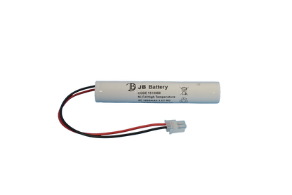 3 cell Sub C 1800mAh 3.6V Ni-Cd High Temperature Stick Emergency Lighting Battery Pack w/ Connector (Clevertronics) image 1