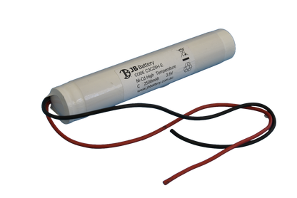 3 cell C2500mAh 3.6V Ni-Cd High Temperature Stick Emergency Lighting Battery Pack image 0